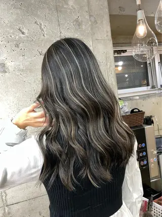 ロング カラー 新宿/美髪矯正 髪質改善/韓国風山本のヘアスタイル