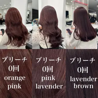 カラー ブリーチなし透明感 💗RYOTAのヘアスタイル