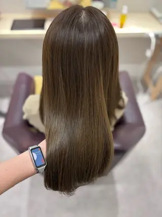 セミロング Haruka✄﻿ 透明感カラー🫧🌙のヘアスタイル