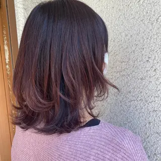 ミディアム 猪股 華乃のヘアスタイル