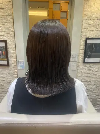 ミディアム 中山 奈津希のヘアスタイル