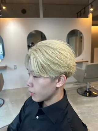 カラー メンズ 梅田中崎町メンズ 美容師ユースケのヘアスタイル