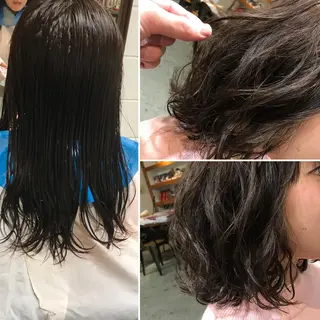 ショート パーマ 竹嶌 健吾のヘアスタイル