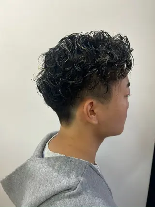 パーマ メンズ 透明感/血色カラー/ 似合せレイヤー/ゆいのヘアスタイル