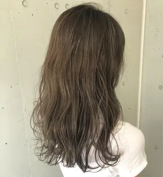 セミロング カラー パーマ ヘアアレンジ メンズ キッズ ネイル マツエク・マツパ 新宿/髪質改善/ 美髪矯正✨浅江通友のヘアスタイル