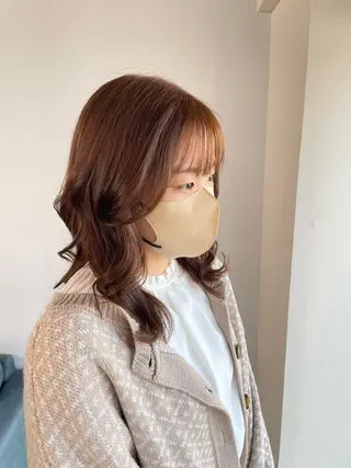 カラー La fith hair ray 札幌店所属・顔まわり/W カラー/リョウのヘアスタイル