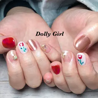ネイル 個室ネイルサロンDolly Girl〜ドーリーガール〜所属・DollyGirl KYOKOのネイルデザイン