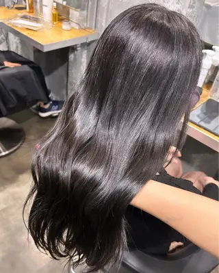 ロング IS所属・横浜美容室/透明感 カラー/レイヤーのヘアスタイル