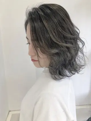 ショート カラー GiseL天神カラー 髪質改善/ブリーチのヘアスタイル