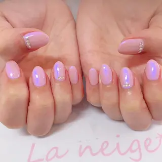 ネイル La neige* yuki 🥯🍑のネイルデザイン