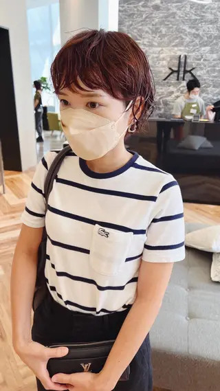 ショート パーマ K-two 谷町店所属・K-two谷町❄️ hinaのヘアスタイル
