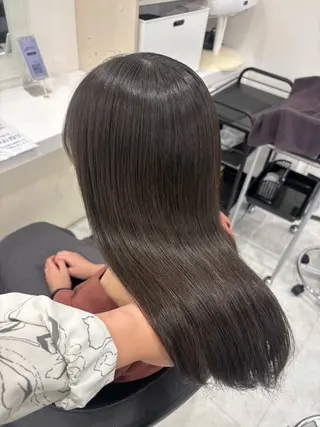 ロング カラー 韓国トレンドヘア🤍 Chima🤍のヘアスタイル