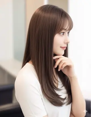 ロング liberte(リベルテ)所属・🤍韓国髪質改善🤍 クメユウキのヘアスタイル