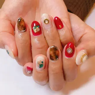 ネイル La neige* yuki 🥯🍑のネイルデザイン