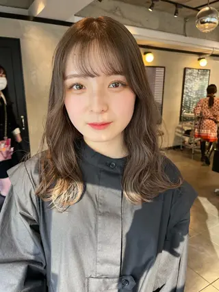 セミロング カラー 🍃透明感/デザイン 店長MASARU🍃のヘアスタイル
