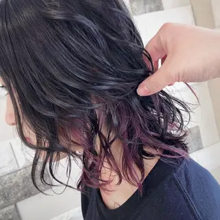 ミディアム カラー これた🧸ヘアメ職人 ♡髪質改善♡カラーのヘアスタイル