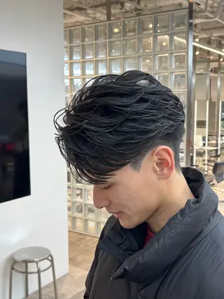 ショート パーマ 【fifth】上條 巧真のヘアスタイル