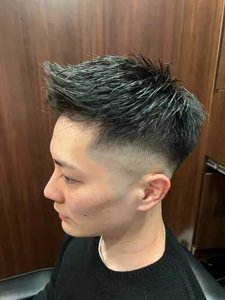 ショート ✨メンズカット 無料‼️✨土尾快斗のヘアスタイル