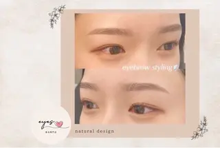 アイブロウ eye's 京都店所属・reina🎀 eye's 京都店の眉毛・アイブロウイメージ