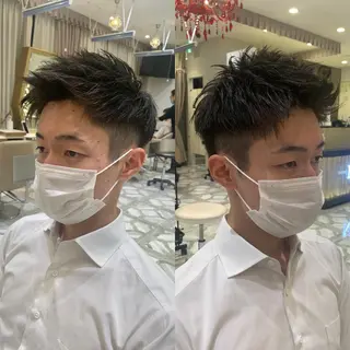 ショート カラー パーマ ヘアアレンジ メンズ キッズ ネイル マツエク・マツパ アイブロウ 《褒められる》 透明感カラー/小嶋のヘアスタイル