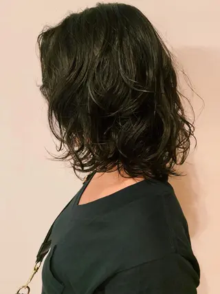 ミディアム パーマ tension 【テンション】のヘアスタイル