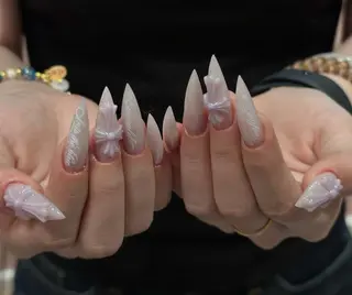 ネイル By moonネイル 🌷ワンホン/韓国風のネイルデザイン