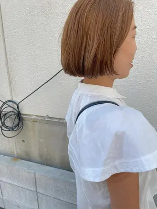 ミディアム さの あやねのヘアスタイル