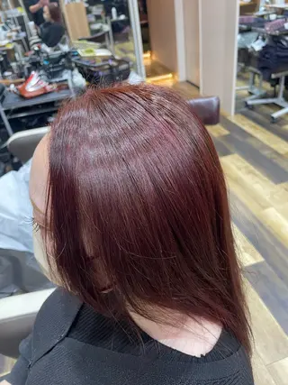 セミロング カラー 山際勇策 /岐阜美容師のヘアスタイル