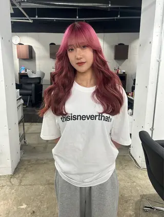 カラー レイカ /ハイトーン/ボブ♪のヘアスタイル