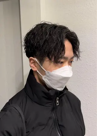 カラー パーマ メンズ N° +aero 横浜のヘアスタイル