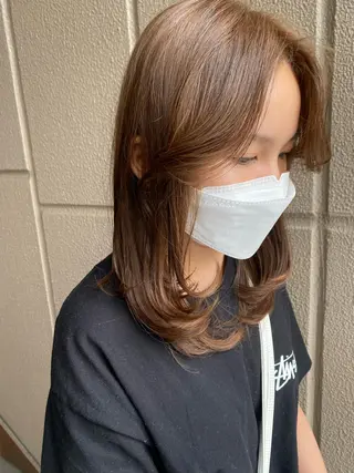 セミロング 銀座⚜️【脱白髪染め 美髪矯正】トグチのヘアスタイル