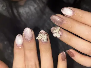 ネイル na🎀🎀na ちゅるちゅるのネイルデザイン