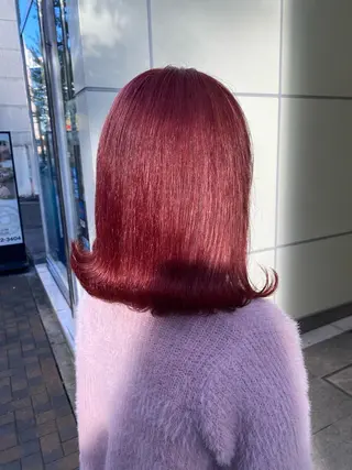 ミディアム カラー 髪質改善/ TECHIのヘアスタイル