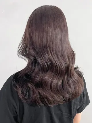 セミロング ヘアアレンジ パーマ カラー ITbyALBUM 藤沢店のヘアスタイル