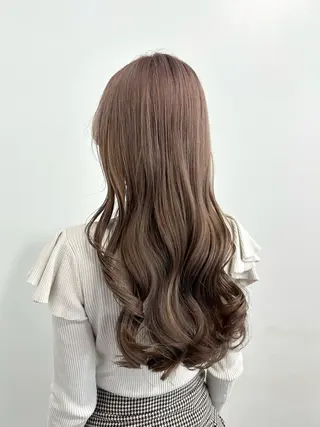 ロング MiRI💜地毛級 エクステ✖似合わせ技のヘアスタイル