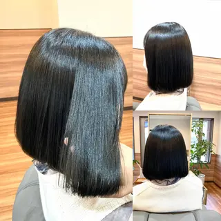 ミディアム カラー Annon プライベートサロンのヘアスタイル