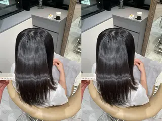 ゆらんちょ/ブリーチ 無w/縮毛矯正/暖色のヘアスタイル