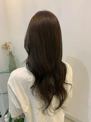 ロング カラー 透けるbrown カラー🎗♡yukaのヘアスタイル