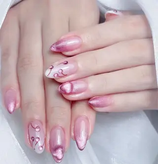 メンズ ネイル Aura  Nail 長さだし/パラジェルのネイルデザイン