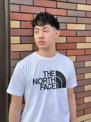 ショート パーマ メンズ grAt所属・森 真伊希のヘアスタイル