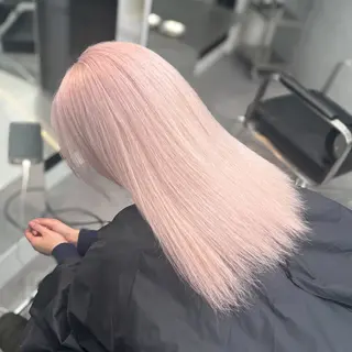 ミディアム カラー ハイトーン/デザイン カラー／悠斗のヘアスタイル