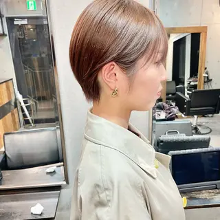 ショート カラー ショートボブ縮毛矯正 髪質改善のプロ山道潤のヘアスタイル