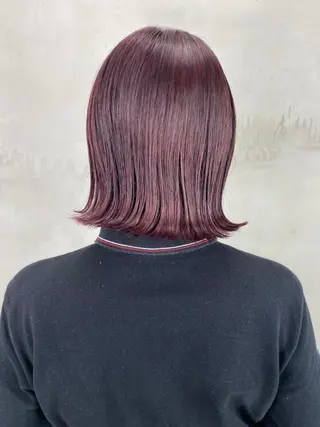 ミディアム カラー パーマ ヘアアレンジ ITbyALBUM 浦和店のヘアスタイル