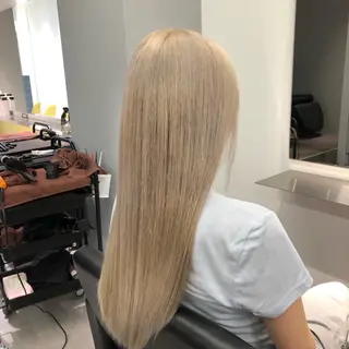 ロング カラー 矢島颯哉/ハイトーン ブリーチカラー💎のヘアスタイル