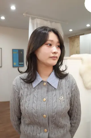 ミディアム Itsuki モデル募集中♩のヘアスタイル