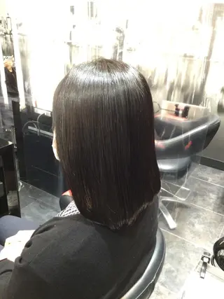 ミディアム カラー Annon プライベートサロンのヘアスタイル