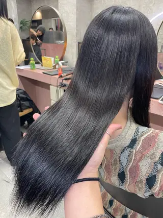 ロング カラー パーマ 江上拓郎/ショート /酸性ストレートのヘアスタイル