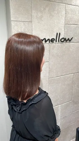 ミディアム カラー 艶カラー 💙KARIN🪼のヘアスタイル