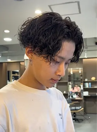 パーマ メンズ 年間2000名担当◎ パーマ職人/仲原佑樹のヘアスタイル
