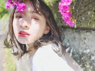 セミロング カラー パーマ ヘアアレンジ newi grande 横浜店のヘアスタイル